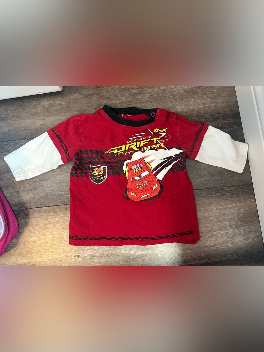 Disney Red Lightning McQueen 'Drift Star' Baby Shirt